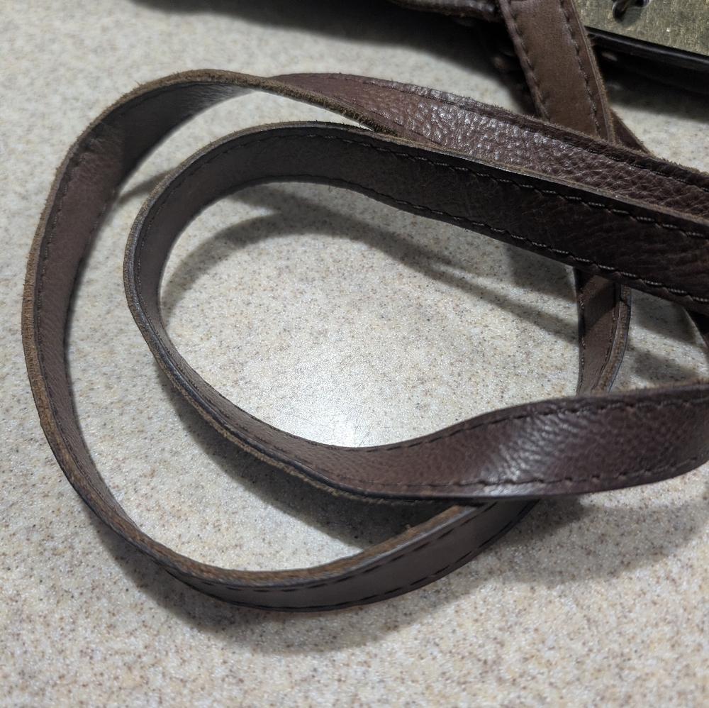 Patricia Nash Benvenuto Tote In Brown Distressed Italian Leather - Picture 15 of 16